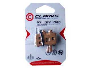 Klocki hamulcowe CLARKS dla AVID/SRAM (Avid Juicy 3, 5, 7, 7 Carbon, Ultimate, BB7, Clarks CMD-15), Organiczne