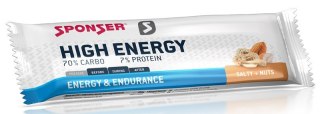 Baton energetyczny SPONSER HIGH ENERGY BAR solone orzeszki ziemne pudełko (30szt x 45g) (NEW).