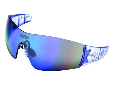 Okulary LAZER MAGNETO Crystal Blue (Smoke-Blue REVO, Yellow-Blue Mirror, Clear) (WYPRZEDAŻ -60%)