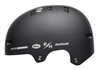 Kask bmx BELL LOCAL matte black white fasthouse roz. M (55-59 cm) (NEW).