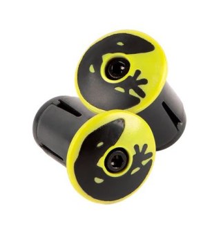 Korki do kierownicy LIZARDSKINS Road Bar End Plugs - Neon Yellow para (NEW)