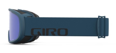 Gogle zimowe GIRO CRUZ BLACK & HARBOR BLUE WORDMARK (Szyba lustrzana kolorowa GREY COBALT 8-18% S3) (NEW 2023/2024)