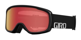 Gogle zimowe GIRO CRUZ BLACK WORDMARK (Szyba lustrzana kolorowa AMBER SCARLET 19-42% S2) (NEW 2023/2024)