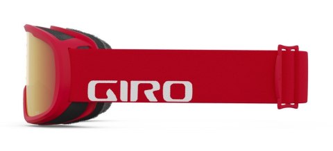 Gogle zimowe GIRO CRUZ RED & WHITE WORDMARK (Szyba lustrzana kolorowa AMBER SCARLET 19-42% S2) (NEW 2023/2024)