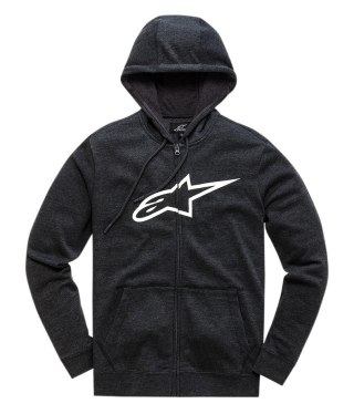 Bluza z kapturem ALPINESTARS AGELESS II ZIP HOODIE, Black/White - roz. XL (NEW)