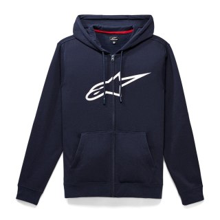 Bluza z kapturem ALPINESTARS AGELESS II ZIP HOODIE, Nav/White - roz. L (NEW)