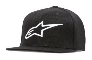 Czapka z daszkiem ALPINESTARS AGELESS FLATBILL HAT, Black/White - roz. S/M (NEW)