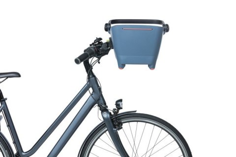 Kosz na przód na kierownicę BASIL BUDDY DOG BICYCLE BASKET FRONT KF 32L, KF System, faded denim (NEW)