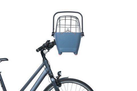 Kosz na przód na kierownicę BASIL BUDDY DOG BICYCLE BASKET FRONT KF 32L, KF System, faded denim (NEW)