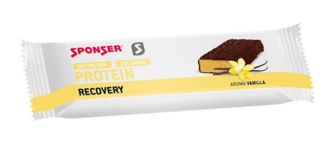 Baton proteinowy SPONSER PROTEIN RECOVERY BAR wanilia (pudełko 25szt x 50g) (NEW 2024)