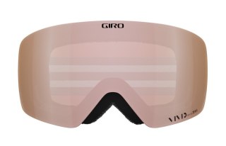 Gogle zimowe GIRO CONTOUR RS WHITE MONOGRAM (Szyba lustrzana kolorowa VIVID-Carl Zeiss ROSE GOLD 19-42% S2 + Szyba lustrzana kol