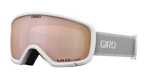 Gogle zimowe GIRO MILLIE WHITE & GREY CHUTE (szyba VIVID ROSE GOLD 19-42% S2) (NEW 2024/2025)