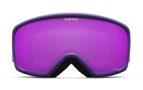 Gogle zimowe juniorskie GIRO STOMP PURPLE LINTICULAR (szyba AMBER PINK 19-42% S2) (NEW 2024/2025)