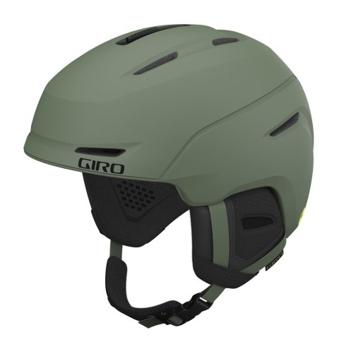 Kask zimowy GIRO NEO matte green roz. M (55.5-59 cm) (NEW 2024/2025)