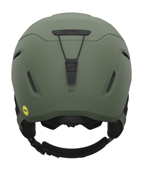 Kask zimowy GIRO NEO matte green roz. M (55.5-59 cm) (NEW 2024/2025)