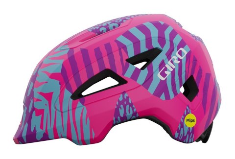 Kask dziecięcy GIRO SCAMP II matte pink animal roz. S (49-53 cm) (NEW 2025)