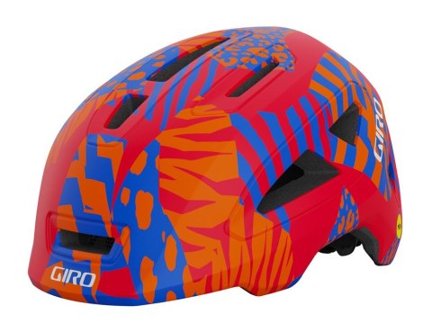 Kask dziecięcy GIRO SCAMP MIPS II matte red animal roz. S (49-53 cm) (NEW 2025)