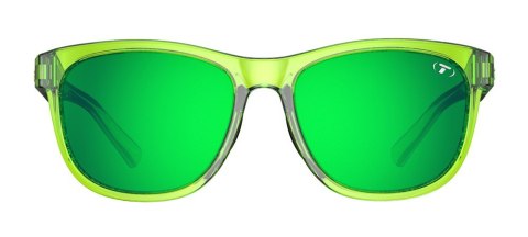 Okulary TIFOSI SWANK hyper lime (1 szkło Green Mirror AR 15% transmisji światła) (NEW)