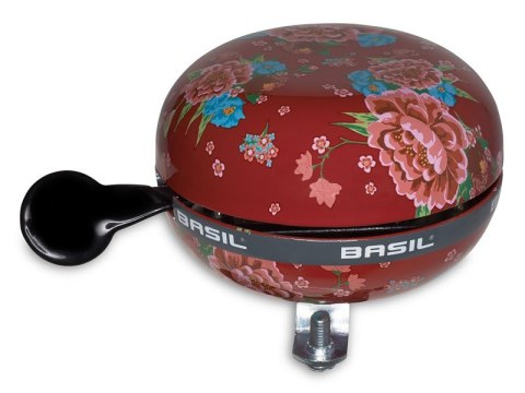 Dzwonek rowerowy BASIL BIG BELL BLOOM 80mm, scarlet red (NEW)