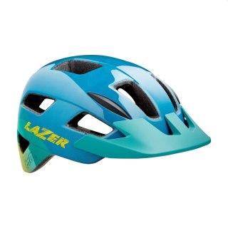 Kask Lazer Gekko Blue Yellow Kids Unisize 50-56 cm