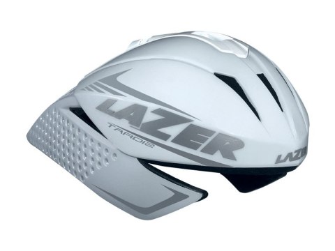 Kask czasowy LAZER TARDIZ L timeless white glosy mat 58-61 cm (WYPRZEDAŻ -50%) Kask czasowy LAZER TARDIZ L timeless white glosy mat 58-61 cm (WYPRZEDAŻ -50%)