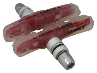 Klocki hamulcowe CLARKS CPS960, 72mm, Bardzo miękka mieszanka gumy, Bardzo dobrze hamujące, Warunki Suche i Mokre, MTB, V-brake,