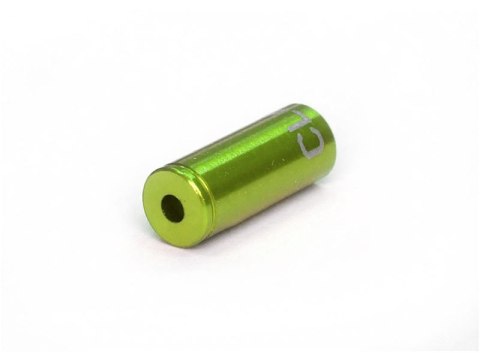 Końcówka pancerza hamulca CLARK'S 5mm CNC aluminium 100szt zielone Końcówka pancerza hamulca CLARK'S 5mm CNC aluminium 100szt zielone