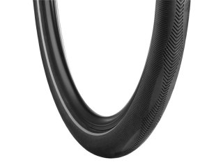 Opona miejska/trekking VREDESTEIN Moiree, 26"x1,75 (47-559), Drut, Wkładka antyprzebiciowa, Czarna + Refleks (NEW).