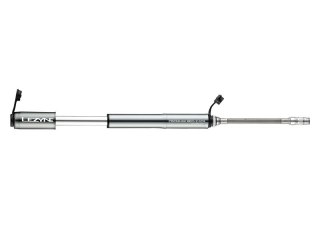 Pompka ręczna LEZYNE PRESSURE DRIVE CFH HP 120psi metalowy przewód CO2 + 1x nabój gazowy 16g grafitowa (WYPRZEDAŻ -50%)