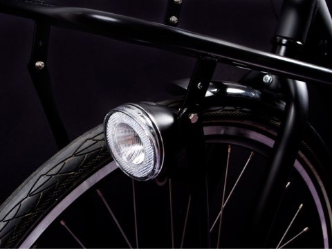 Lampka przednia SPANNINGA SWINGO XDO 20 luxów pod dynamo czarna (NEW)