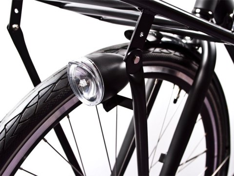 Lampka przednia SPANNINGA TRENDO XDO 10luxów/50 lumenów pod dynamo czarna (NEW)