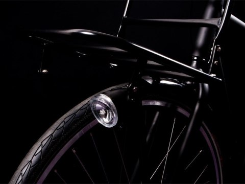 Lampka przednia SPANNINGA TRENDO XDO 10luxów/50 lumenów pod dynamo czarna (NEW)