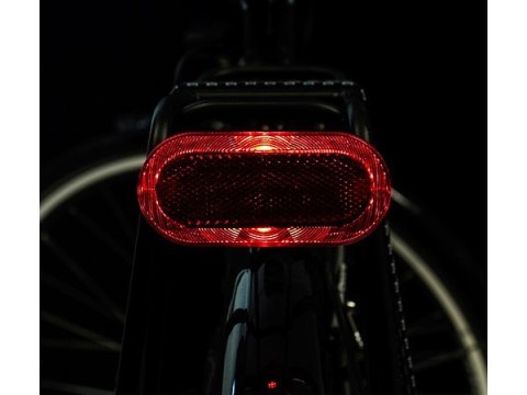 Lampka tylna na bagażnik SPANNINGA ELIPS XDS 80mm pod dynamo (DWZ)