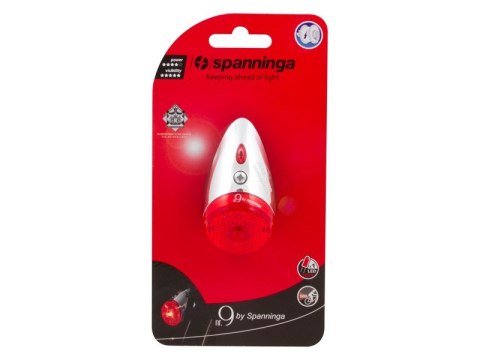 Lampka tylna na błotnik SPANNINGA Nr 9 XDS (RRL) pod dynamo (NEW)