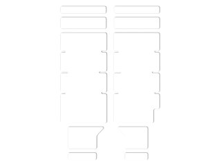 Osłona na amortyzator LIZARDSKINS FORK PROTECTOR CLEAR roz.55mm x 269mm przezroczysta połysk (DWZ)