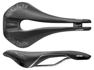 Siodło SELLE ITALIA NOVUS ENDURANCE TI316 SUPERFLOW S (id match S3), Extra Padding, 288g (NEW).