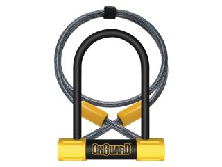 Zapięcie rowerowe ONGUARD Bulldog Mini DT 8015 U-LOCK - 13mm 90mm 140mm - 5 x Klucze z kodem + linka 10mm 120cm (NEW)
