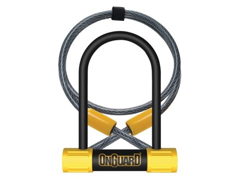 Zapięcie rowerowe ONGUARD Bulldog Mini DT 8015 U-LOCK - 13mm 90mm 140mm - 5 x Klucze z kodem + linka 10mm 120cm (NEW)