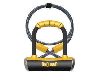 Zapięcie rowerowe ONGUARD PitBull Mini DT 8008 U-LOCK - 14mm 90mm 140mm - 5 x Klucze z kodem + linka 10mm 120cm (NEW)