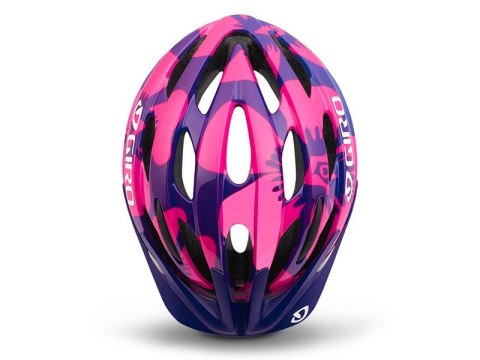 Kask dziecięcy juniorski GIRO RAZE berry blue flowers roz. Uniwersalny (50-57 cm) (NEW) Kask dziecięcy juniorski GIRO RAZE berry blue flowers roz. Uniwersalny (50-57 cm) (NEW)