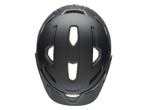 Kask juniorski BELL SIDETRACK matte black silver fragments roz. Uniwersalny (50-57 cm) (NEW). Kask juniorski BELL SIDETRACK matte black silver fragments roz. Uniwersalny (50-57 cm) (NEW).