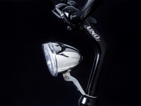 Lampka przednia SPANNINGA SWINGO XDO 20 luxów pod dynamo chrom (NEW)