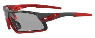 Okulary TIFOSI DAVOS FOTOTEC race red (1 szkło Smoke FOTOCHROM 47,7%-15,2% transmisja światła) (NEW.)(DWZ.)