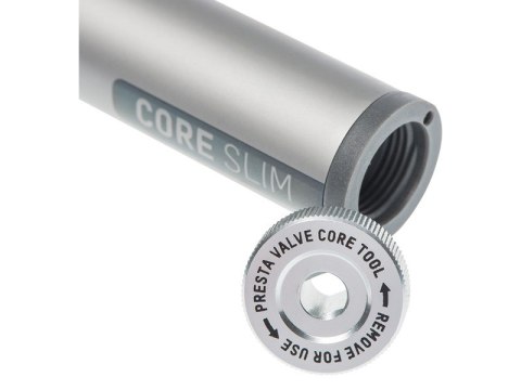 Pompka ręczna BLACKBURN CORE SLIM HP wężyk 120psi grafitowa (NEW) (DWZ)