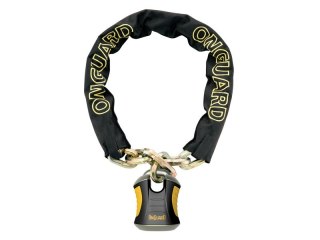 Zapięcie rowerowe ONGUARD BEAST 8017 ŁAŃCUCH 110cm*12mm - 5 x Klucze z kodem + KŁÓDKA (NEW)