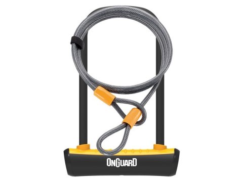 Zapięcie rowerowe ONGUARD NEON 8154OR U-LOCK - 115mm 230mm - uchwyt + 2 x Klucze + linka 10mm 120cm pomarańczowe Zapięcie rowerowe ONGUARD NEON 8154OR U-LOCK - 115mm 230mm - uchwyt + 2 x Klucze + linka 10mm 120cm pomarańczowe