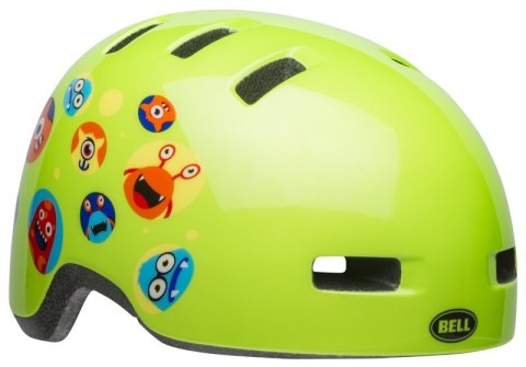 Kask dziecięcy BELL LIL RIPPER monsters gloss green roz. S (48-55 cm) (NEW) Kask dziecięcy BELL LIL RIPPER monsters gloss green roz. S (48-55 cm) (NEW)