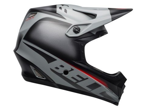 Kask full face BELL FULL-9 FUSION MIPS matte gloss black gray crimson roz. XS (51-53 cm) Kask full face BELL FULL-9 FUSION MIPS matte gloss black gray crimson roz. XS (51-53 cm)