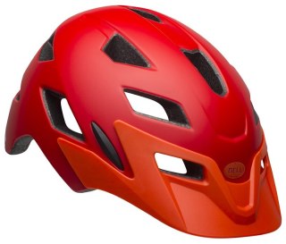 Kask juniorski BELL SIDETRACK matte red orange roz. Uniwersalny (50-57 cm) (NEW).