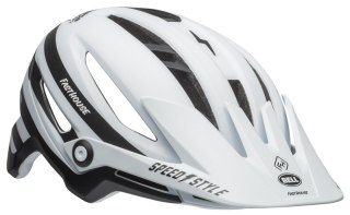 Kask mtb BELL SIXER INTEGRATED MIPS fasthouse stripes matte white black roz. M (55-59 cm) (NEW).